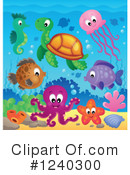 Sea Life Clipart #1240300 by visekart