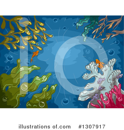 Seaweed Clipart #1307917 by BNP Design Studio