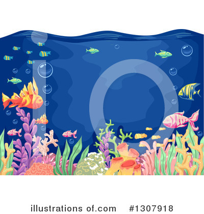 Royalty-Free (RF) Sea Life Clipart Illustration by BNP Design Studio - Stock Sample #1307918