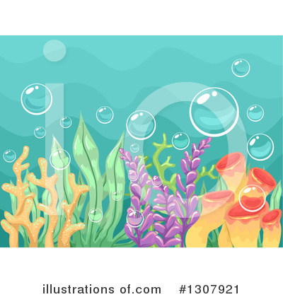 Seaweed Clipart #1307921 by BNP Design Studio