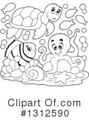 Sea Life Clipart #1312590 by visekart