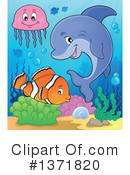 Sea Life Clipart #1371820 by visekart