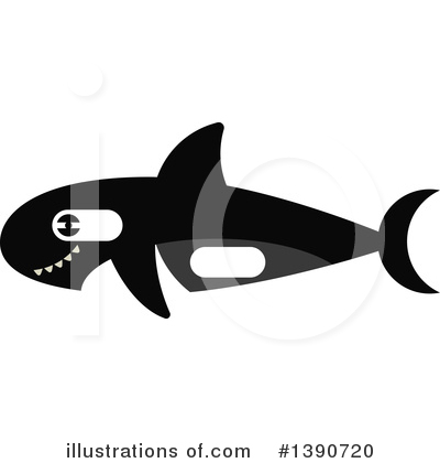 Orca Clipart #1390720 by Vector Tradition SM