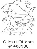Sea Life Clipart #1408938 by visekart