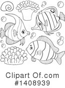 Sea Life Clipart #1408939 by visekart