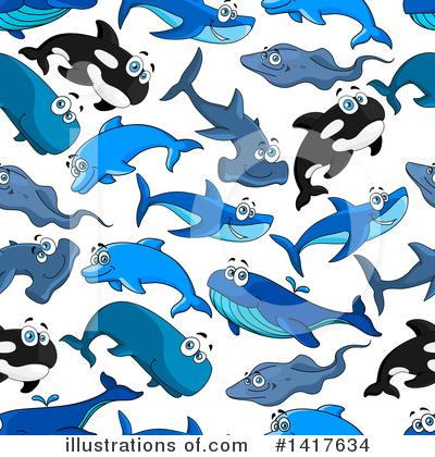 Royalty-Free (RF) Sea Life Clipart Illustration by Vector Tradition SM - Stock Sample #1417634
