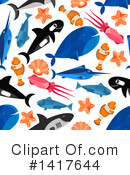 Sea Life Clipart #1417644 by Vector Tradition SM