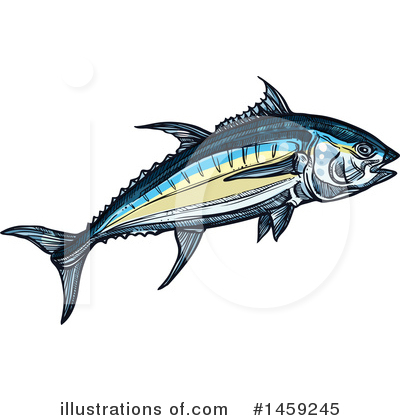 Tuna Clipart #1459245 by Vector Tradition SM