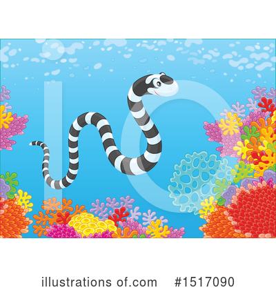 Sea Snake Clipart #1517090 by Alex Bannykh