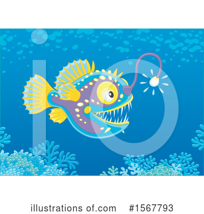 Royalty-Free (RF) Sea Life Clipart Illustration by Alex Bannykh - Stock Sample #1567793