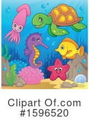 Sea Life Clipart #1596520 by visekart