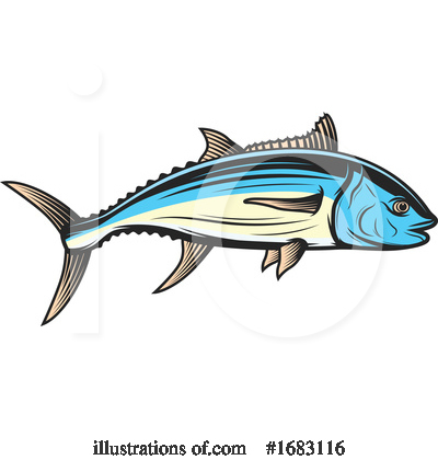 Tuna Fish Clipart #1683116 by Vector Tradition SM