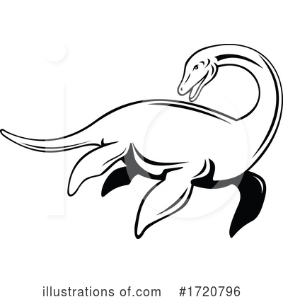 Loch Ness Monster Clipart #1720796 by patrimonio