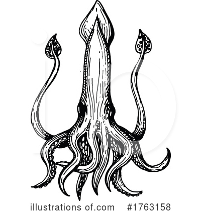 Squid Clipart #1763158 by Vector Tradition SM
