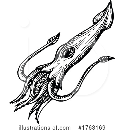 Squid Clipart #1763169 by Vector Tradition SM