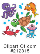 Sea Life Clipart #212315 by visekart