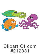 Sea Life Clipart #212331 by visekart