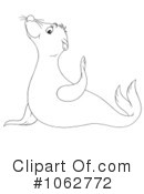 Sea Lion Clipart #1062772 by Alex Bannykh