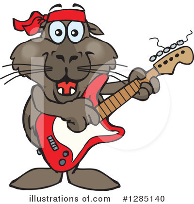 Royalty-Free (RF) Sea Lion Clipart Illustration by Dennis Holmes Designs - Stock Sample #1285140
