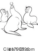 Sea Lion Clipart #1793596 by Lal Perera