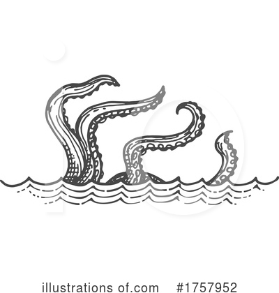 Royalty-Free (RF) Sea Monster Clipart Illustration by Vector Tradition SM - Stock Sample #1757952