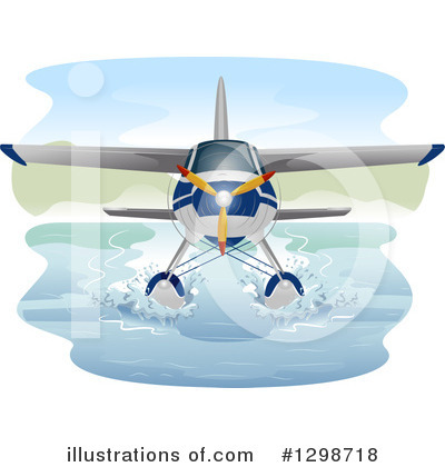 Royalty-Free (RF) Sea Plane Clipart Illustration by BNP Design Studio - Stock Sample #1298718