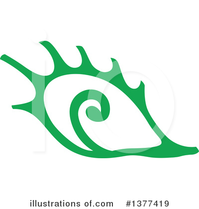 Royalty-Free (RF) Sea Shell Clipart Illustration by Cherie Reve - Stock Sample #1377419
