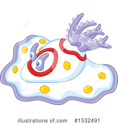 Royalty-Free (RF) Sea Slug Clipart Illustration by Alex Bannykh - Stock Sample #1532491