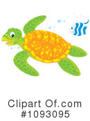 Sea Turtle Clipart #1093095 by Alex Bannykh