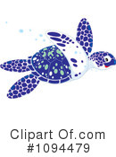 Sea Turtle Clipart #1094479 by Alex Bannykh