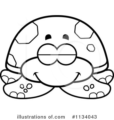 Royalty-Free (RF) Sea Turtle Clipart Illustration by Cory Thoman - Stock Sample #1134043