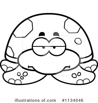 Royalty-Free (RF) Sea Turtle Clipart Illustration by Cory Thoman - Stock Sample #1134046