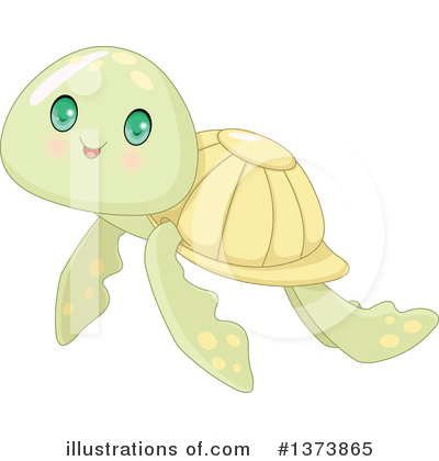 Sea Turtle Clipart #1373865 by Pushkin