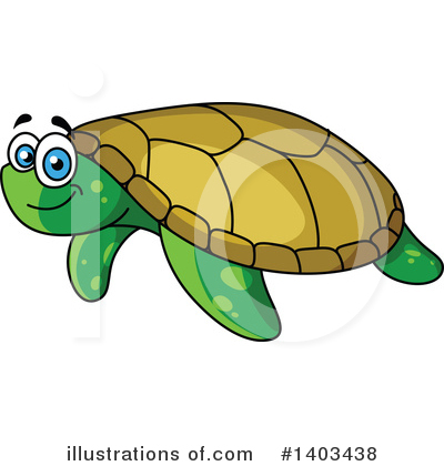 Turtle Clipart #1403438 by Vector Tradition SM