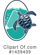 Sea Turtle Clipart #1439439 by Vector Tradition SM
