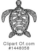 Sea Turtle Clipart #1448058 by Vector Tradition SM