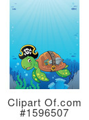 Sea Turtle Clipart #1596507 by visekart