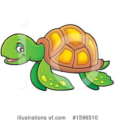 Sea Turtle Clipart #1596510 by visekart
