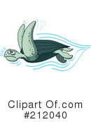 Sea Turtle Clipart #212040 by Zooco