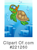 Sea Turtle Clipart #221260 by visekart