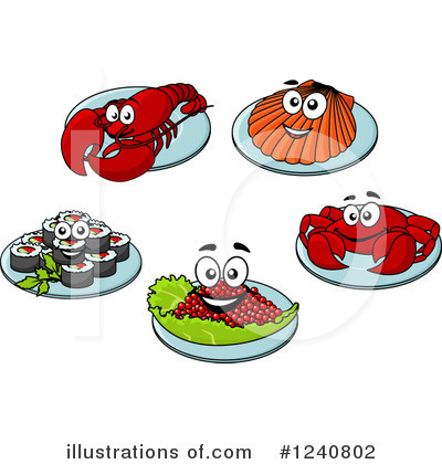 Scallop Clipart #1240802 by Vector Tradition SM