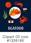Seafood Clipart #1336180 by Vector Tradition SM