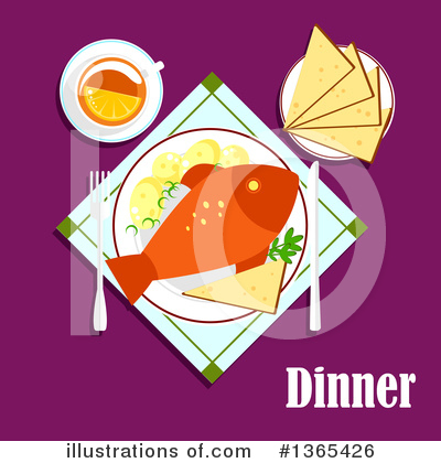 Royalty-Free (RF) Seafood Clipart Illustration by Vector Tradition SM - Stock Sample #1365426