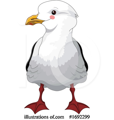Seagulls Clipart #1692299 by Pushkin