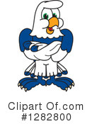 Seahawk Clipart #1282800 by Mascot Junction