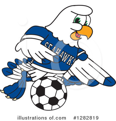 Royalty-Free (RF) Seahawk Clipart Illustration by Mascot Junction - Stock Sample #1282819