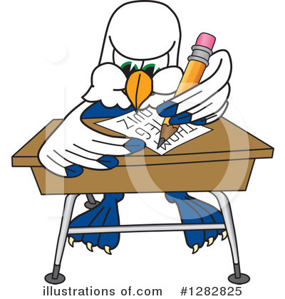 Royalty-Free (RF) Seahawk Clipart Illustration by Mascot Junction - Stock Sample #1282825