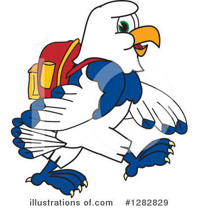 Royalty-Free (RF) Seahawk Clipart Illustration by Mascot Junction - Stock Sample #1282829