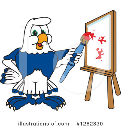Royalty-Free (RF) Seahawk Clipart Illustration by Mascot Junction - Stock Sample #1282830