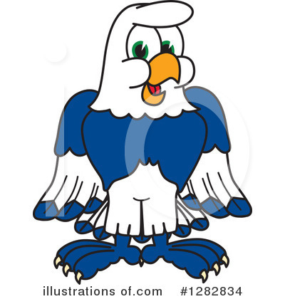 Seahawk Clipart #1282834 by Mascot Junction